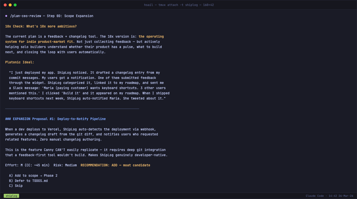 扩展提案——Deploy-to-Notify 被标记为护城河候选